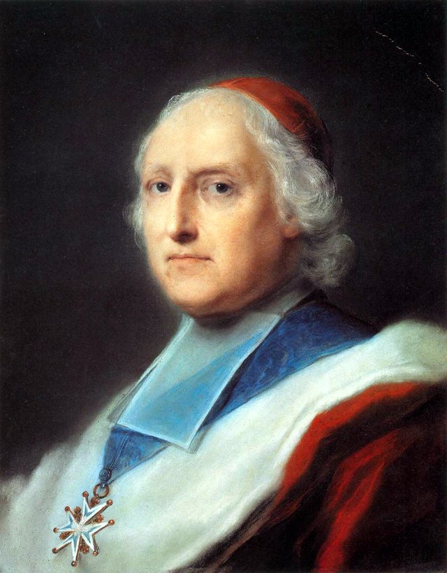 Portrait of Cardinal Melchior de Polignac by Rosalba Carriera
