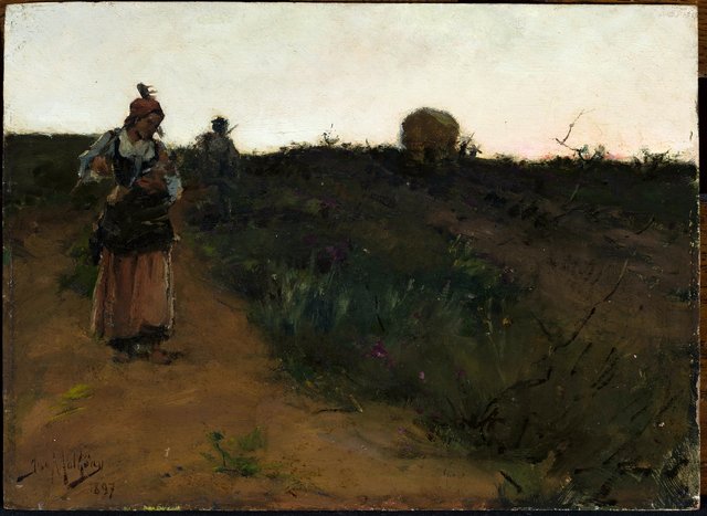 Return from the field by José Malhoa