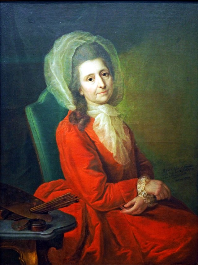 Self-portrait by Anna Rosina de Gasc