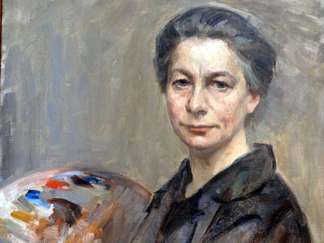 Self-portrait by Ivana Kobilca