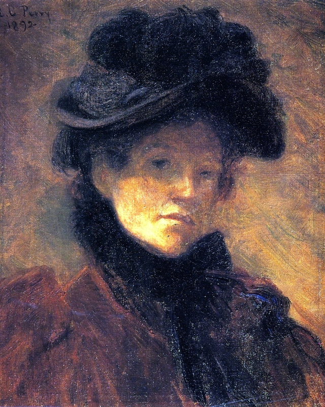 Self-portrait by Lilla Cabot Perry