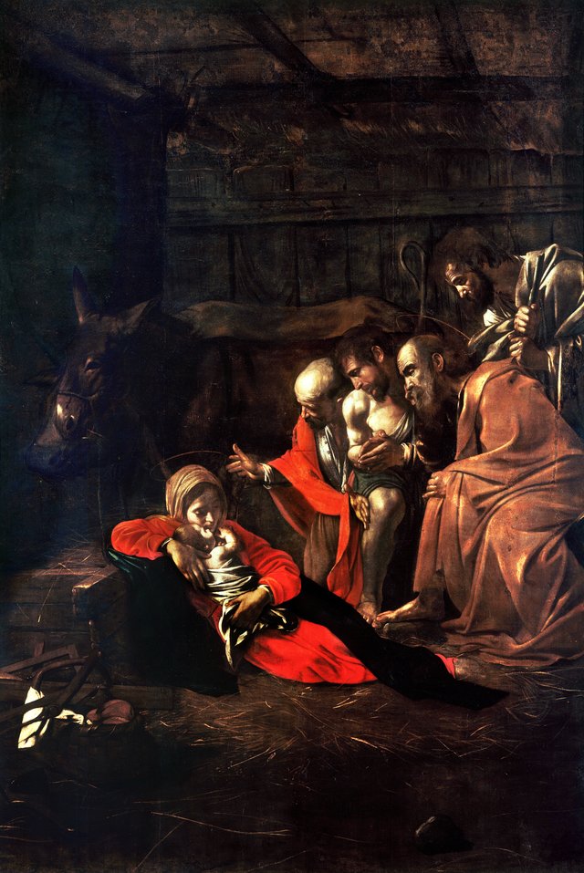 Adoration of the Shepherds by Caravaggio