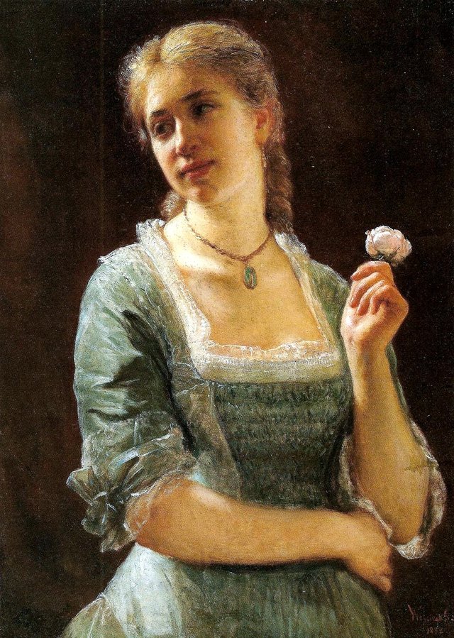 Portrait of Jadwiga Strachocka née Szpet (1860–1933) by Wojciech Gerson