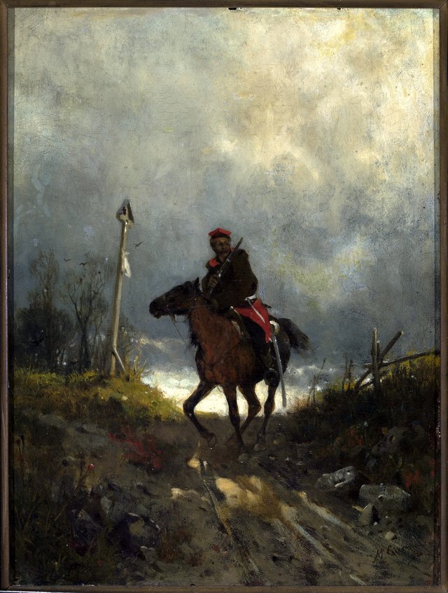 Insurgent of 1863. by Maksymilian Gierymski