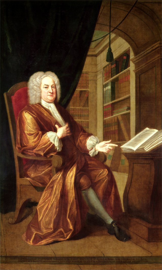 Benjamin Moreland, High Master of St. Paul's School by John Smibert