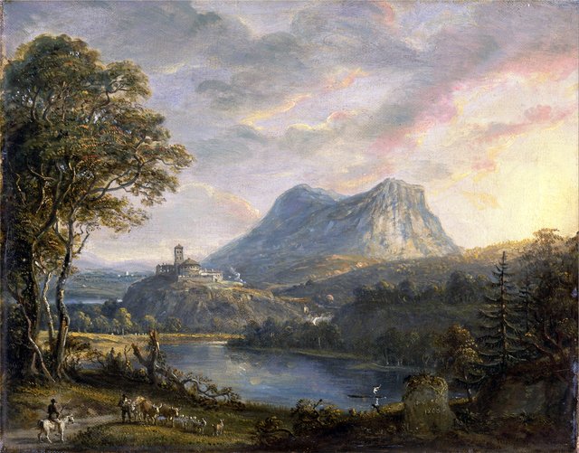 Landscape with a Lake by Paul Sandby