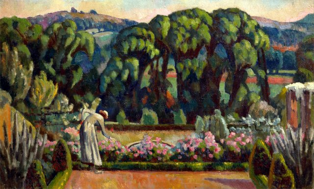 The Artist's Garden at Durbins, Guildford by Roger Fry