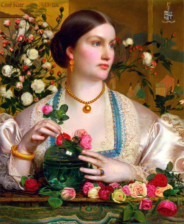 Grace Rose by Frederick Sandys