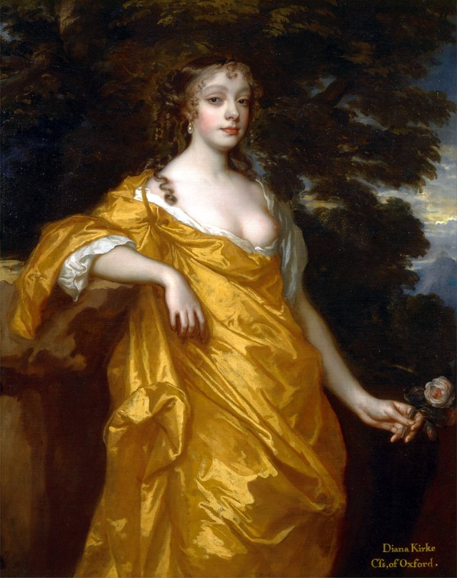 Diana Kirke, later Countess of Oxford by Peter Lely