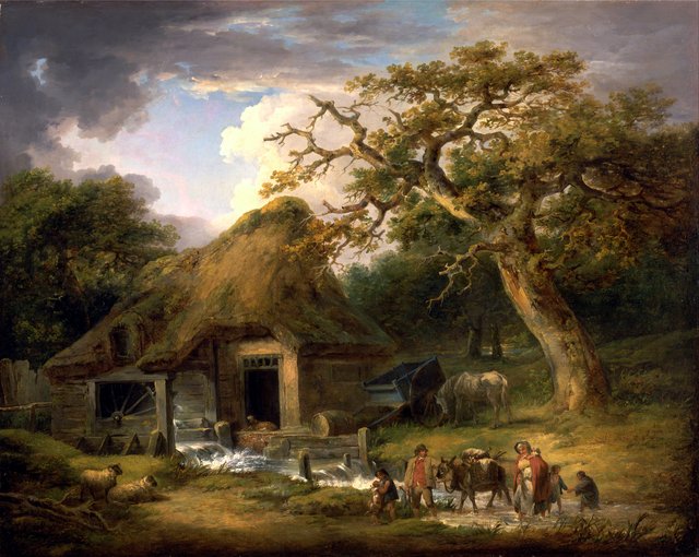The Old Water Mill by George Morland