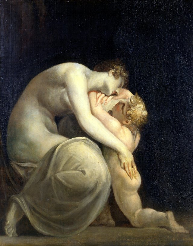 Tekemessa and Eurysake by Henry Fuseli