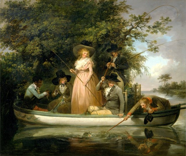 A Party Angling by George Morland