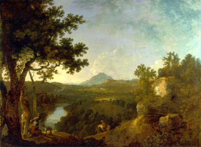 View near Wynnstay, the Seat of Sir Watkin Williams-Wynn, Bt. by Richard Wilson