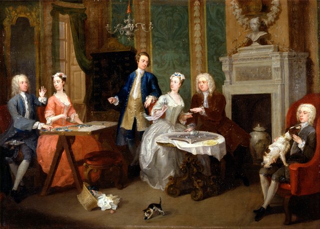 The Family of John, 2nd Duke of Montagu and an attendant by William Hogarth