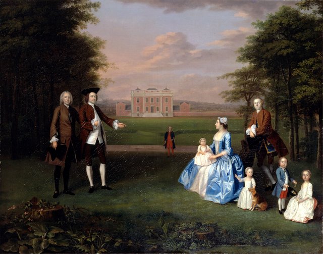Robert Gwillym, Elizabeth Gwillym (née Atherton), and Their Family by Arthur Devis