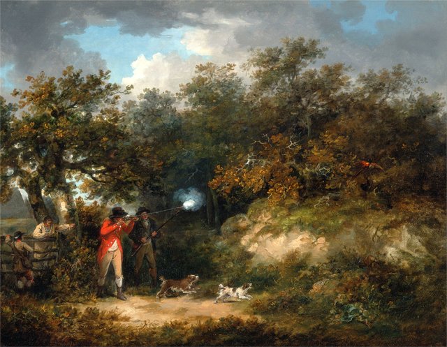 Pheasant Shooting by George Morland