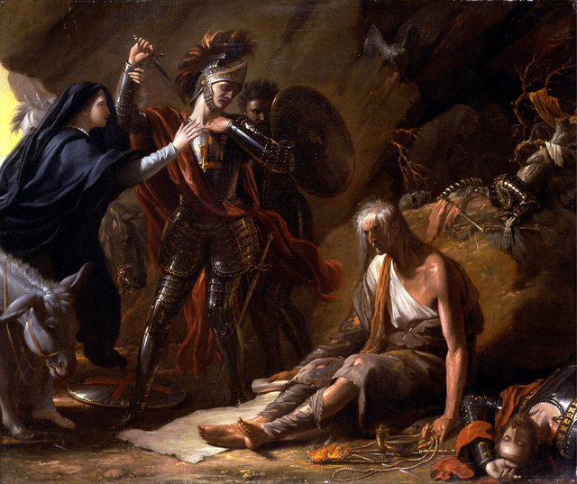 The Cave of Despair by Benjamin West