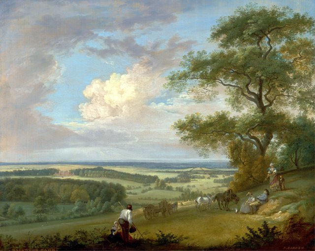 Hackwood Park, Hampshire by Paul Sandby