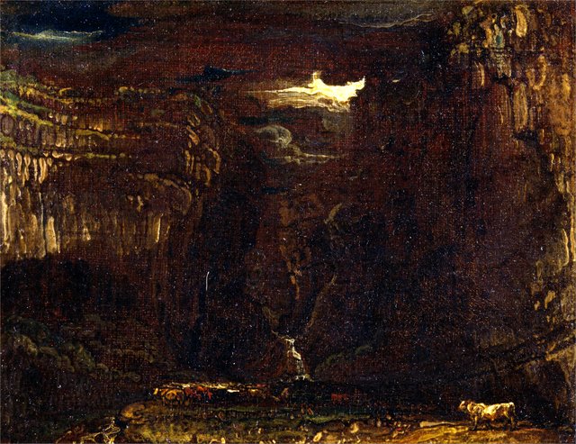 Sketch for 'Gordale Scar' by James Ward