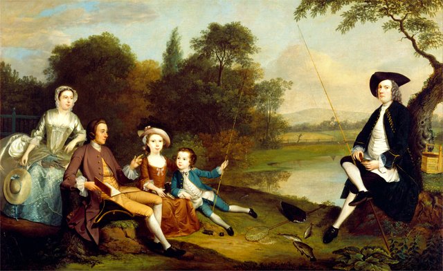 A Family, Traditionally Identified as the Swaine Family of Fencroft, Cambridgeshire by Arthur Devis