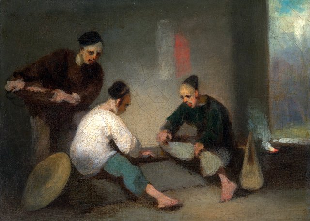 Chinese Gambler by George Chinnery