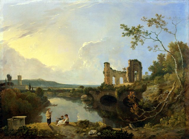 Italian Landscape (Morning) by Richard Wilson