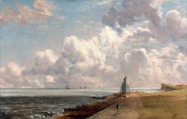 Harwich: The Low Lighthouse and Beacon Hill by John Constable