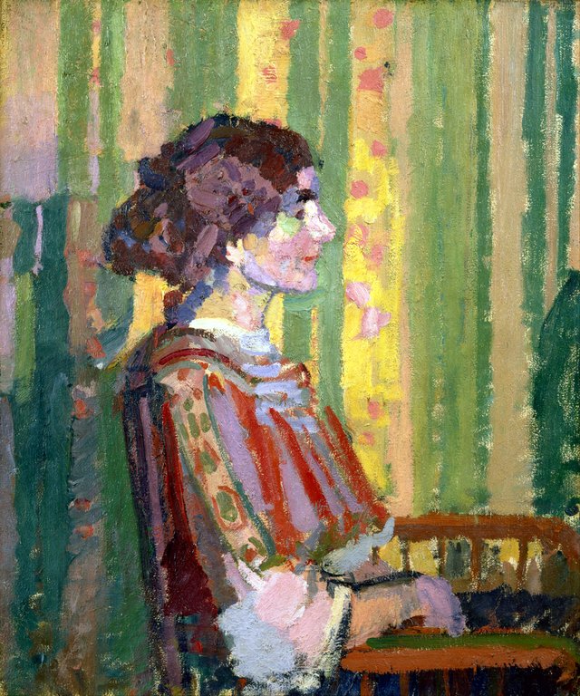 Stanislawa de Karlowska (Mrs. Robert Bevan) by Harold Gilman