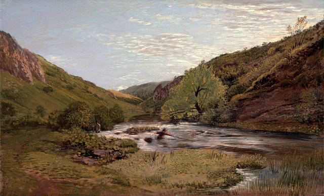 In Dovedale by John Linnell