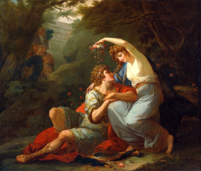 Rinaldo and Armida by Angelica Kauffmann