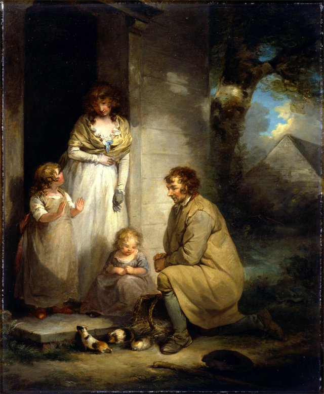 Selling Guinea Pig by George Morland