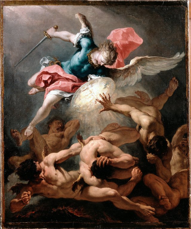 The Fall of the Rebel Angels by Sebastiano Ricci