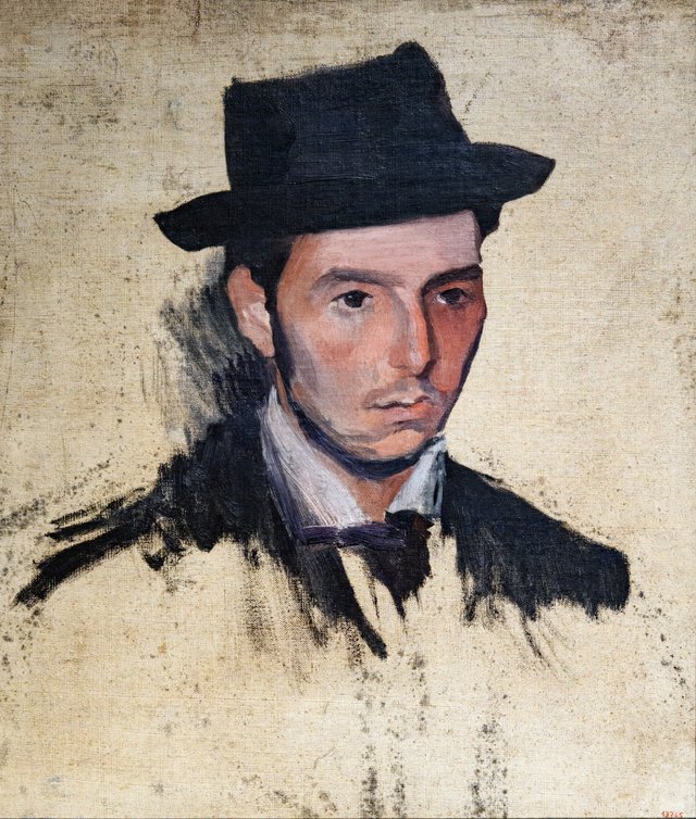 Portrait of Josep Pijoan by Joaquín Torres-García