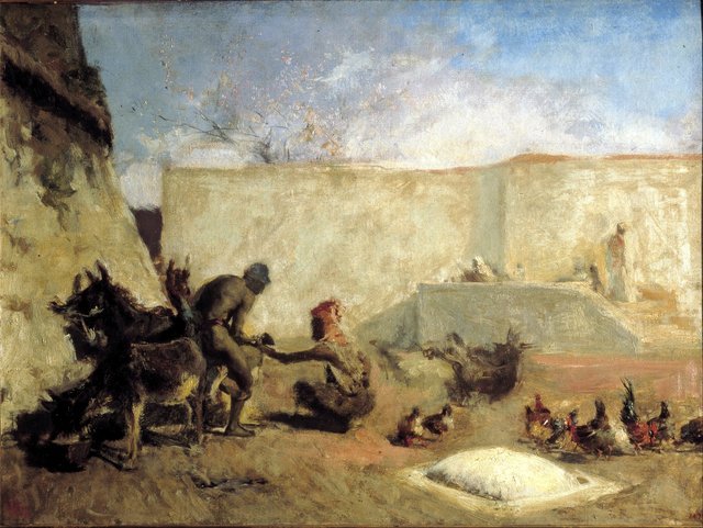Moroccan Horseshoer by Mariano Fortuny Marsal
