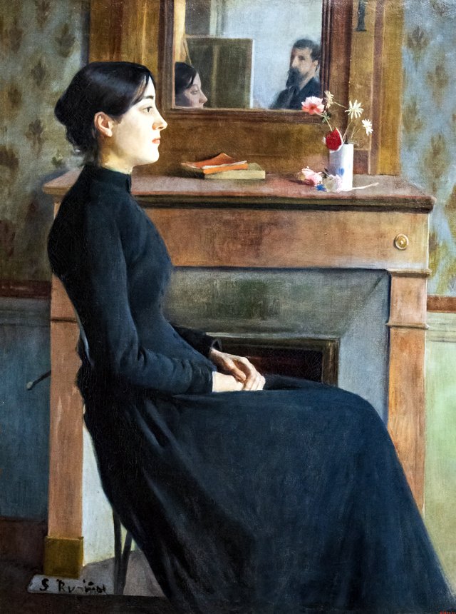 Female Figure by Santiago Rusiñol i Prats