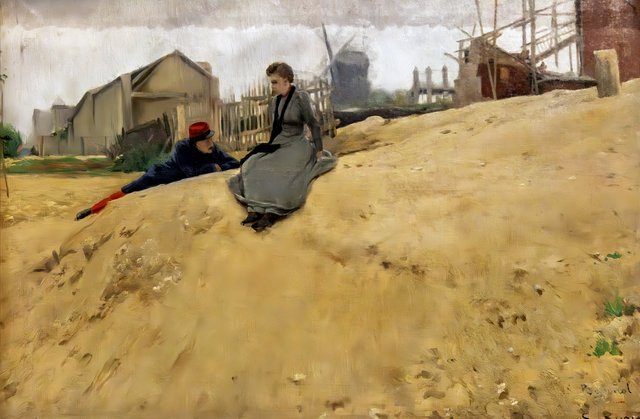 On Campaign by Santiago Rusiñol i Prats