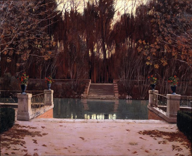 The Landing Stage by Santiago Rusiñol i Prats