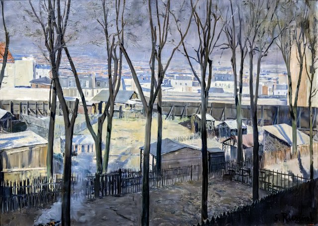 La Butte by Santiago Rusiñol i Prats
