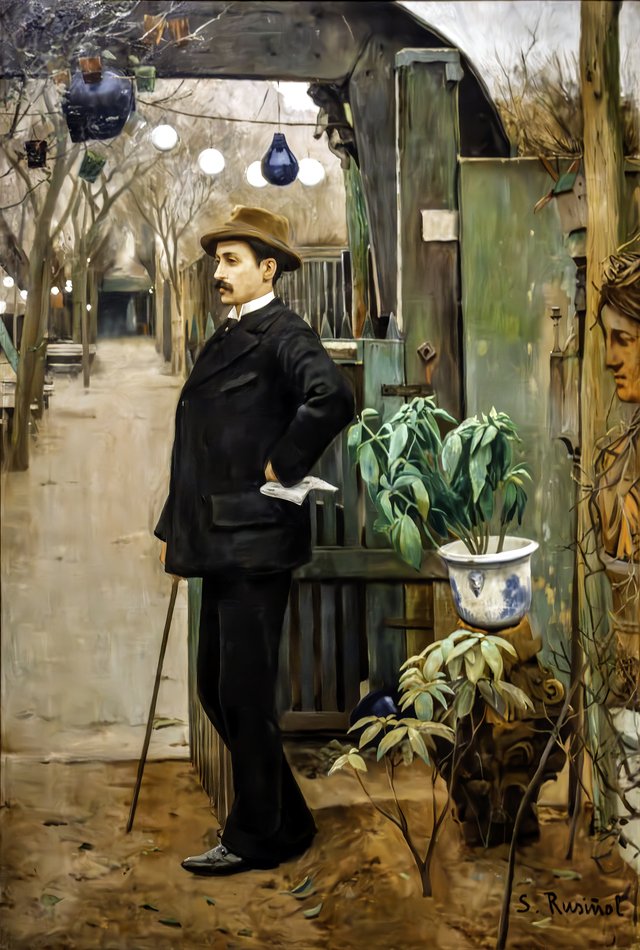 Portrait of Miquel Utrillo by Santiago Rusiñol i Prats