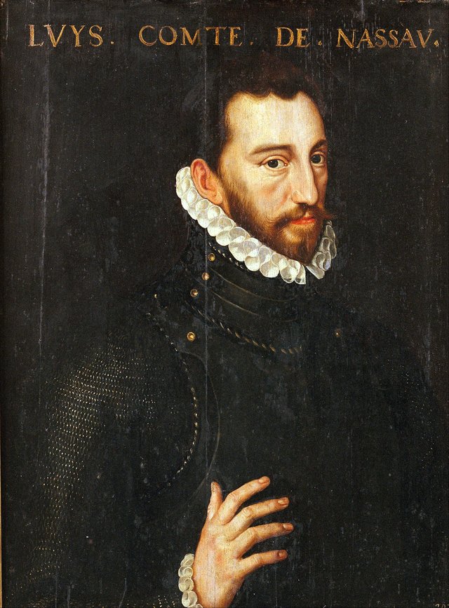 Portrait of Louis, Count of Nassau by Adriaen Thomasz. Key