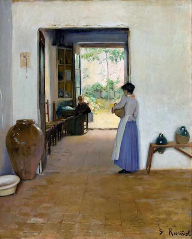 Sitges Interior by Santiago Rusiñol i Prats