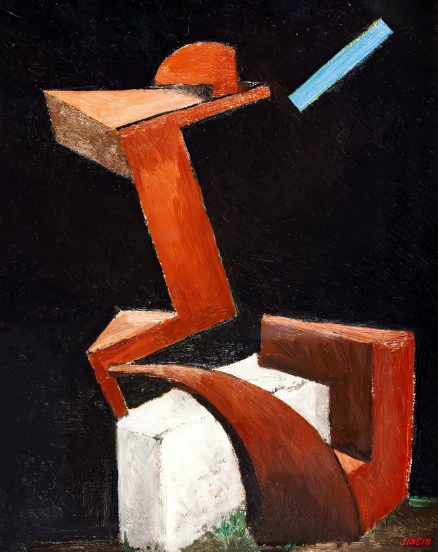 Character Seated by Julio González