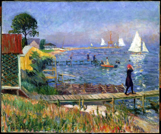 Bathers at Bellport by William James Glackens