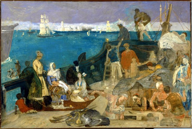 Marseilles, Gateway to the Orient by Pierre Puvis de Chavannes