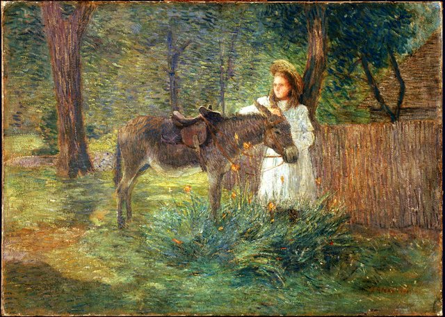 After the Ride by J. Alden Weir