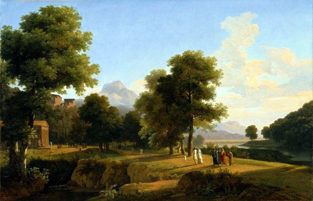 Landscape, Site of Greece (Paysage, Site de la Grèce) by Jean-Victor Bertin
