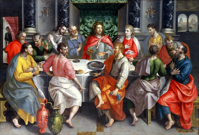 The Last Supper by Maerten de Vos