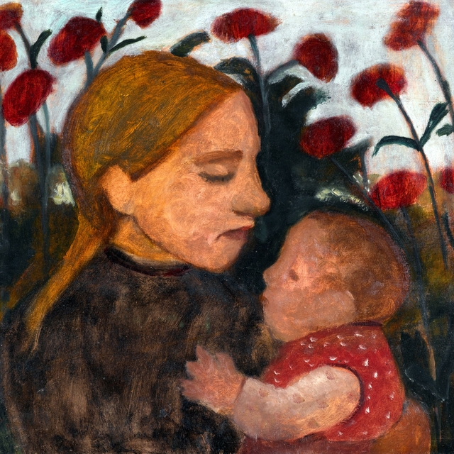 Girl with child by Paula Modersohn-Becker