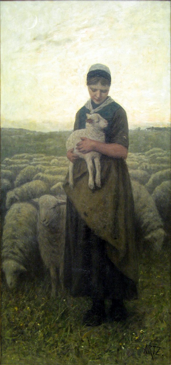 Return of the herd by David Adolph Constanz Artz