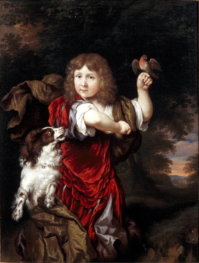 Portrait of an unknown boy by Johannes van Haensbergen